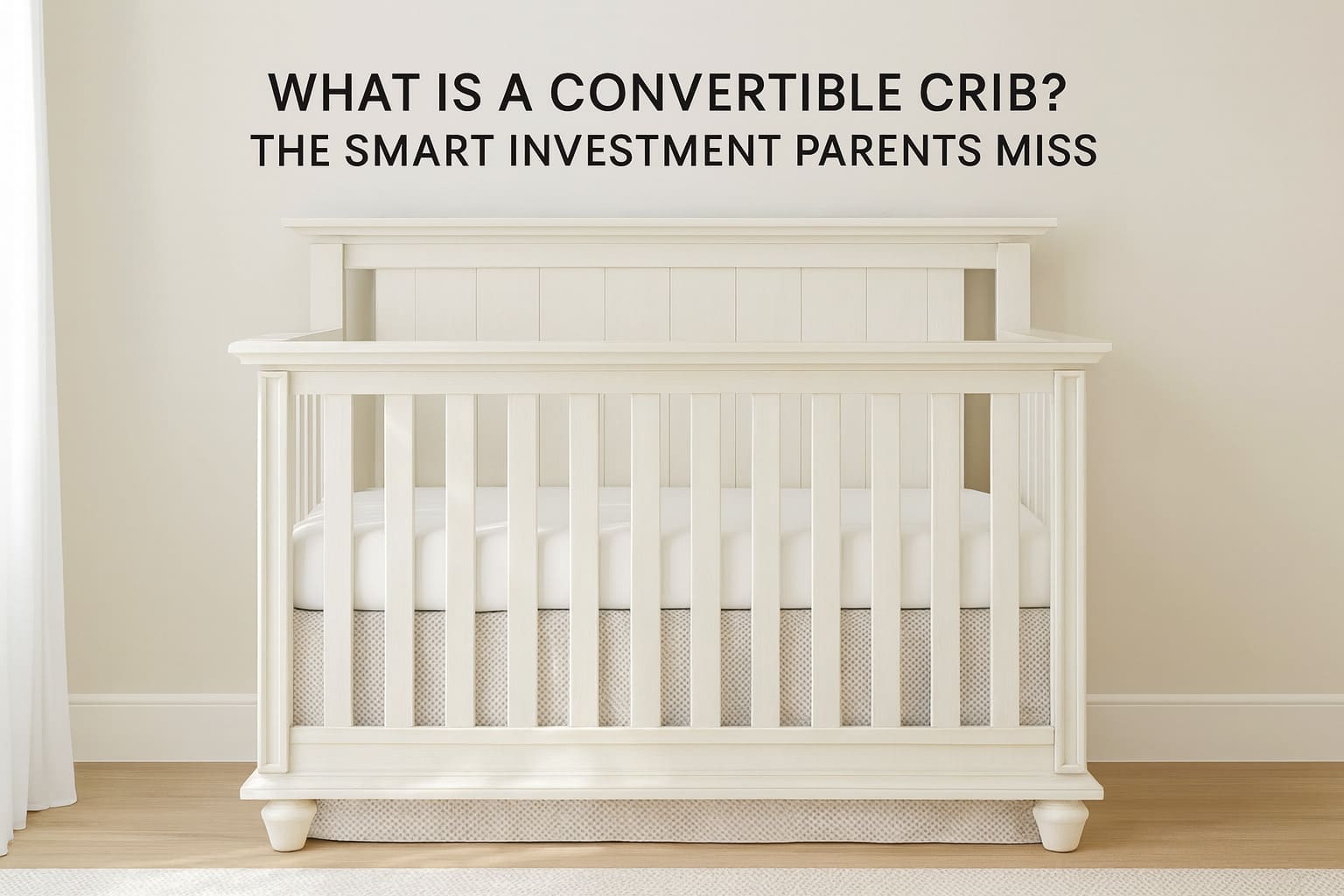What Is a Convertible Crib? The Smart Investment Parents Miss